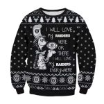 Las Vegas Raiders Dr Seuss I Will Love My Raiders Everywhere For Ugly Christmas Sweater