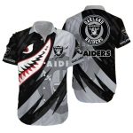 Las Vegas Raiders Ferocious Fangs Hawaiian Shirt