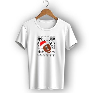 Las Vegas Raiders Football Santa Claus Ho Ho Ho Christmas Nfl T-Shirt