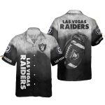 Las Vegas Raiders Gernade And Logo Retro Hawaiian Shirt