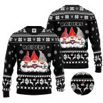 Las Vegas Raiders Gnome Noel Christmas Ugly Sweater