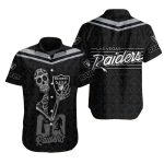 Las Vegas Raiders Go Raider Sugar Skull Hawaiian Shirt