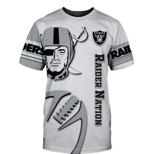 Las Vegas Raiders Graphic Balls Raider Nation Gift For Fans AOP T-Shirt