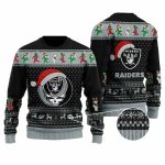 Las Vegas Raiders Greaful Dead Santa Ugly Sweater