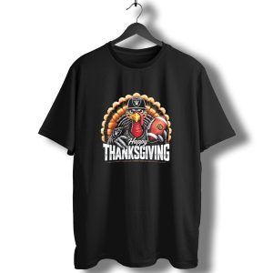 Las Vegas Raiders Happy Thanksgiving Football Turkey T-Shirt