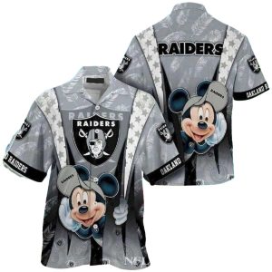 Las Vegas Raiders Hilarious Mickey Hawaiian Shirt