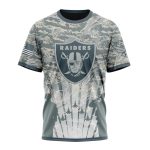 Las Vegas Raiders Honor Us Air Force Veterans AOP T-Shirt