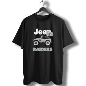 Las Vegas Raiders Jeep Flag Adventure T-Shirt