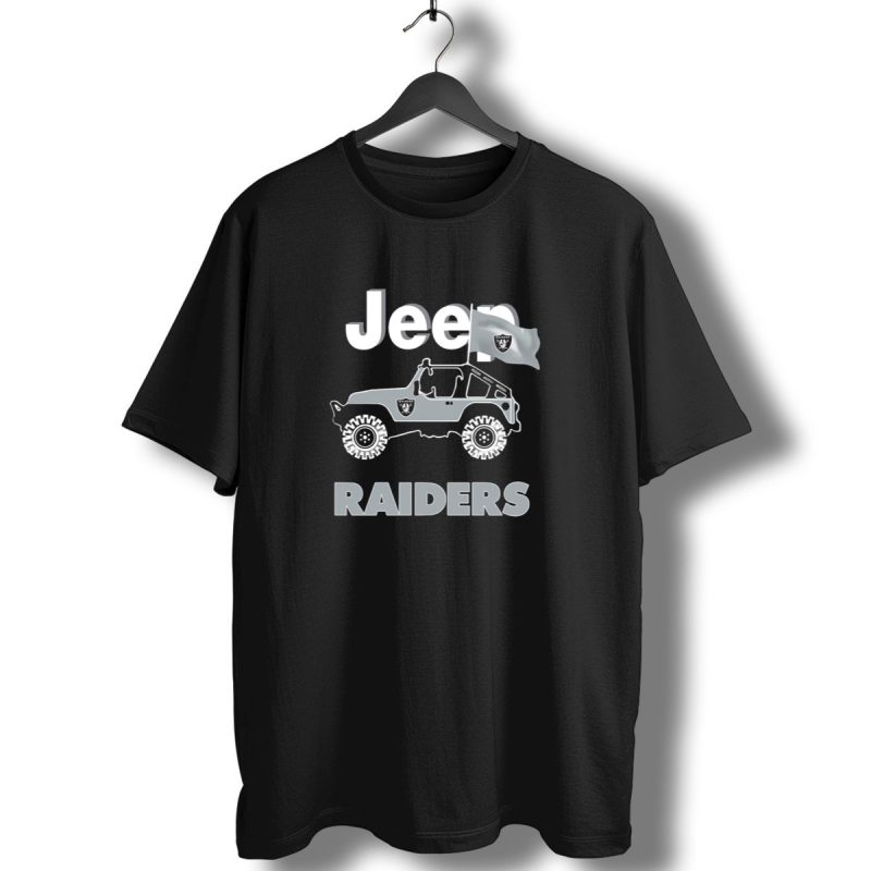 Las Vegas Raiders Jeep Flag Adventure T Shirt 1 T Shirt 1