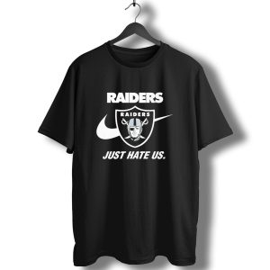 Las Vegas Raiders Just Hate Us Styled T-Shirt
