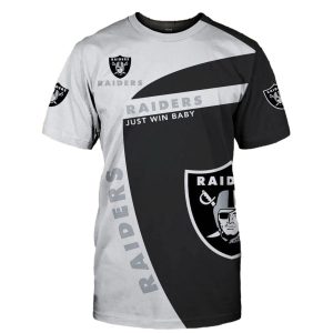 Las Vegas Raiders Just Win Baby AOP T-Shirt