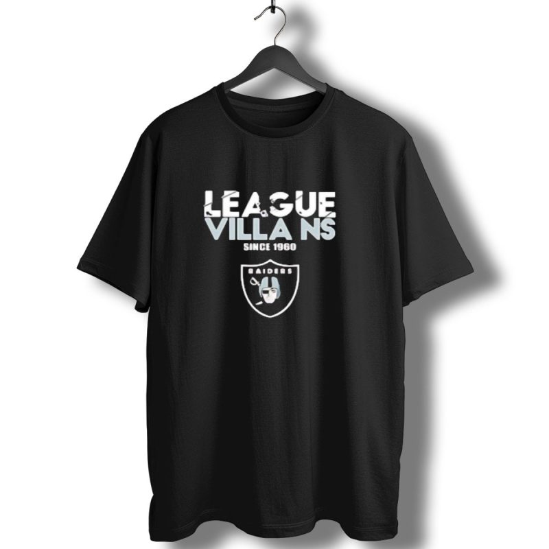 Las Vegas Raiders League Villains Raiders Logo Since 1960 T Shirt 1 T Shirt 1