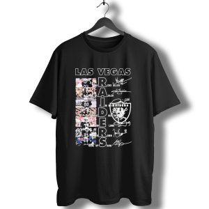 Las Vegas Raiders Marcus Allen Ken Stabler Fred Biletnikoff Howie Long TI'm Brown Gene Upshaw Signature Football Legends T-Shirt