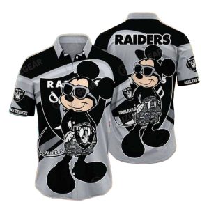 Las Vegas Raiders Mickey Fan Hawaiian Shirt