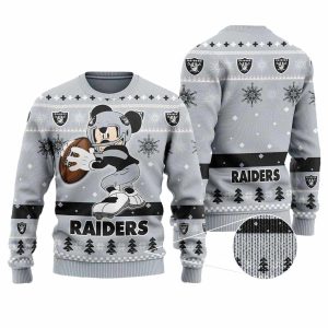 Las Vegas Raiders Mickey Mouse Funny Ugly Sweater