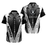 Las Vegas Raiders Monochromatic Rush Hawaiian Shirt