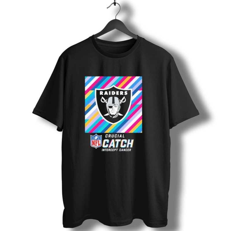 Las Vegas Raiders Nfl Crucial Catch Intercept Cancer T Shirt 1 T Shirt 1