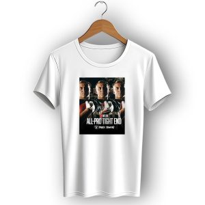 Las Vegas Raiders Nflpa All Pro Tight End Brock Bowers Signature T-Shirt