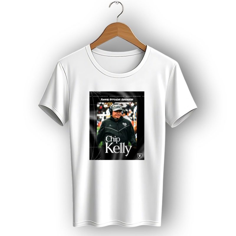 Las Vegas Raiders Offensive Coordinator Chip Kelly Welcome Silver And Black T Shirt 1 T Shirt 1