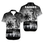 Las Vegas Raiders Palm Tree Beach Hawaiian Shirt