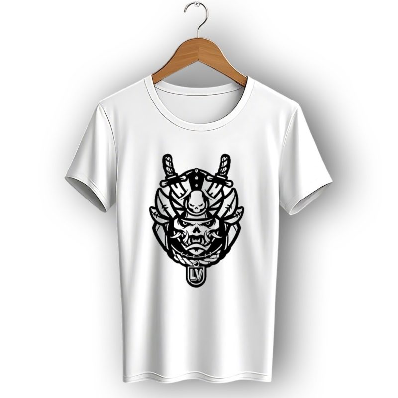 Las Vegas Raiders Samurai Lv Skull Emblem T Shirt 1 T Shirt 1