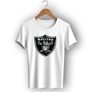 Las Vegas Raiders Skull Metal Mulisha Shield Halloween Helmets Swords T-Shirt