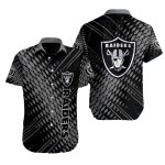 Las Vegas Raiders Sleek Silver And Black Hawaiian Shirt