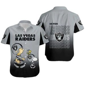 Las Vegas Raiders Snoopy And Woodstock Fans Hawaiian Shirt