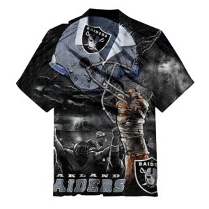 Las Vegas Raiders Stormy Football Helmet Hawaiian Shirt