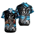 Las Vegas Raiders Tiki Warrior Beach Hawaiian Shirt