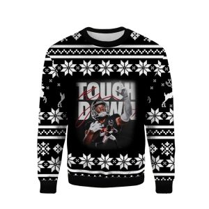 Las Vegas Raiders Touch Down Bijan Robinson Ugly Sweater