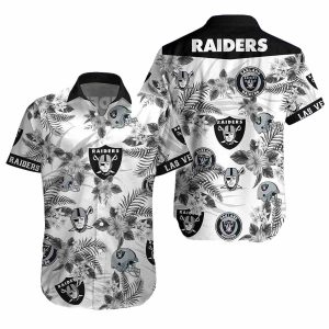 Las Vegas Raiders Tropical Paradise Hawaiian Shirt