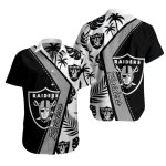 Las Vegas Raiders Tropical Touchdown Palm Tree Hawaiian Shirt
