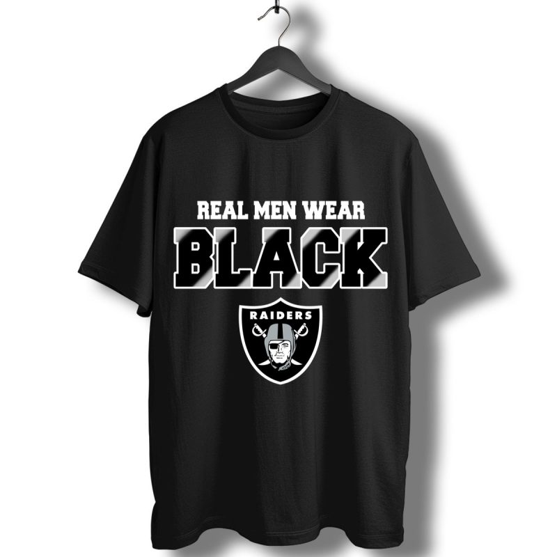 Las Vegas Raiders Real Men Wear Black T Shirt T Shirt 1