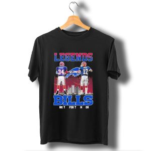 Legiends Buffalo Bills Thomas Kelly Signature Thank You For The Memories T-Shirt