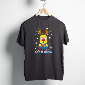 Let It Snow Minion Cleveland Browns Christmas T-Shirt