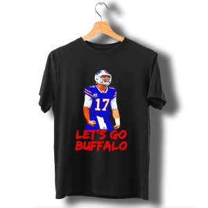 Lets Go Buffalo Bills Josh Allen 17 T-Shirt