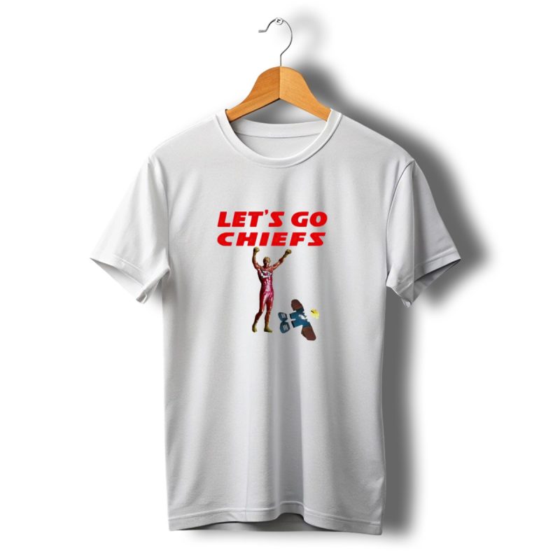 Lets Go Chiefs Rocky Statue Knockout Eagles T Shirt T Shirt 1 1