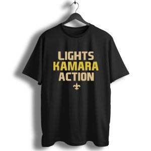 Lights Kamara Action Funny Football New Orleans Saints T-Shirt