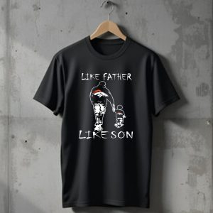 Like Father Like Son Denver Broncos Iconic T-Shirt