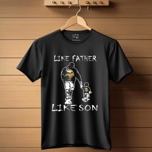 Like Father Like Son Minnesota Vikings Matching Viking T Shirt