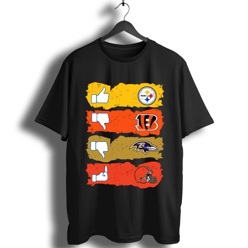 Like Pittsburgh Steelers Dislike Cincinnati Bengals Shirt T Shirt 1