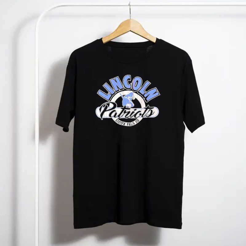 Lincoln Patriots Sioux Falls Sd Vintage Football T Shirt T Shirt 1