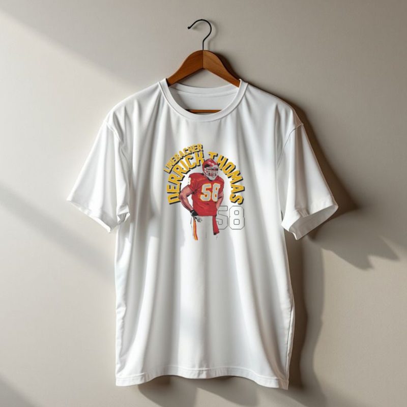 Linebacker Derrick Thomas 58 Kansas City Chiefs T Shirt T Shirt 1 1
