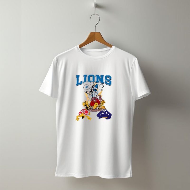 Lions Mario Stomps 49Ers Chiefs Ravens T Shirt T Shirt 1
