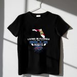 Living-In-Florida-With-Buffalo-Bills-Football-Roots-And-Florida-State-Map-T-Shirt-1_t-shirt-3_4