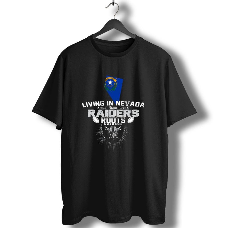Living In Nevada With Raiders Roots Nevada Silver Star Football Chiefs T Shirt 1 T Shirt 1