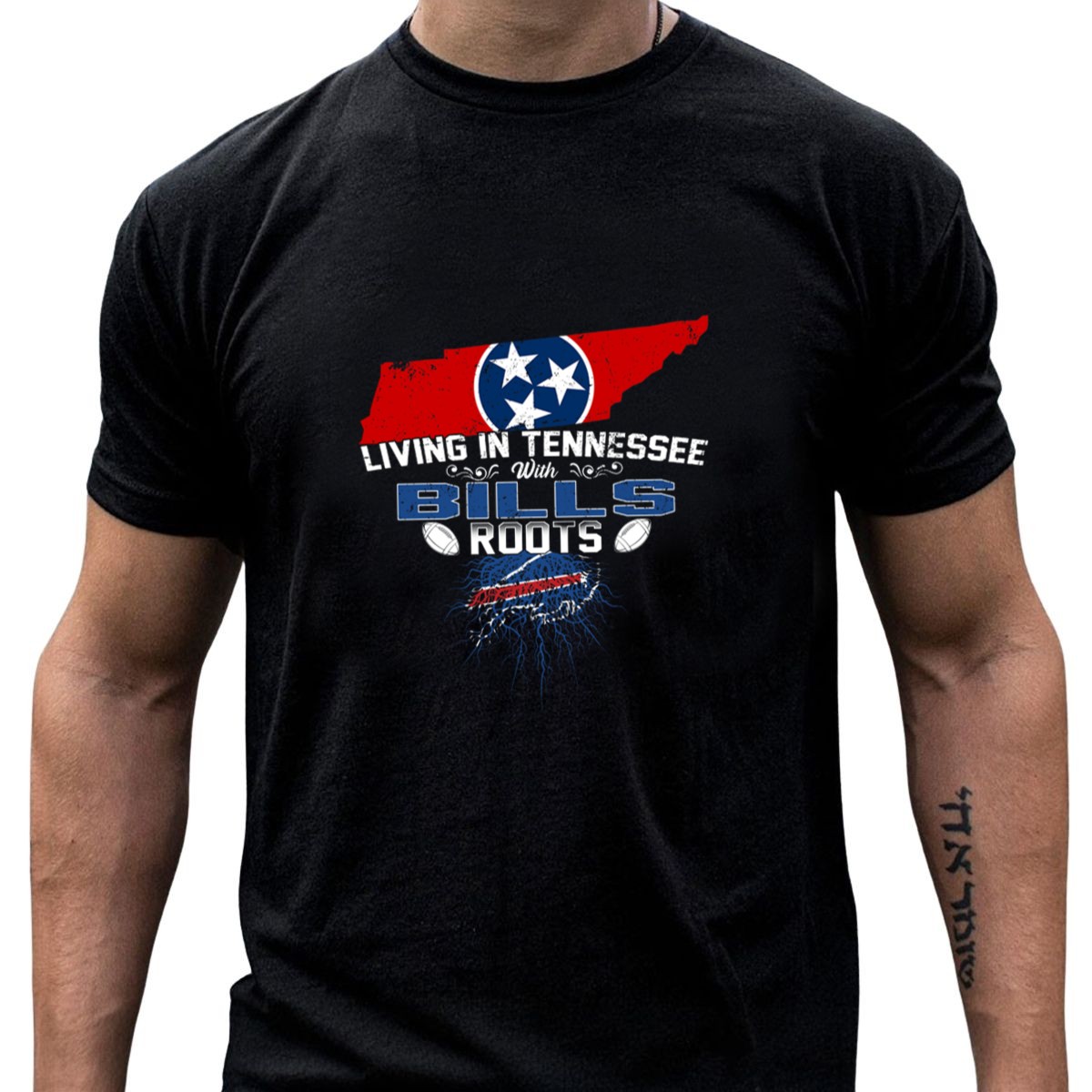 Living-In-Tennessee-With-Buffalo-Bills-Roots-And-Tennessee-Flag-Symbols-T-Shirt-1_t-shirt-4_5