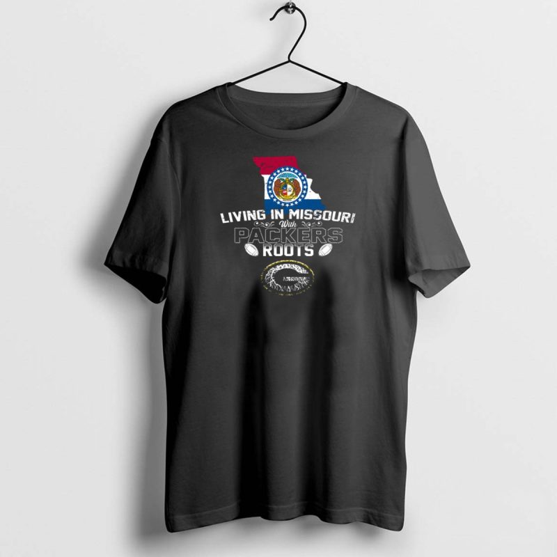 Living In Missouri Proudly Embracing Packers Roots With Football T Shirt 1 1 T Shirt 1 1
