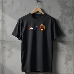 Love Denver Broncos Colorado Rockies Arizona State Sun Devils T-Shirt